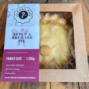 Johnny Ripe Apple & Rhubarb Pie - Family Size